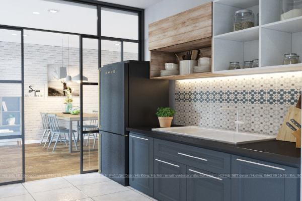 7 mẫu thiết kế nội thất phòng bếp chung cư đẹp hiện đại khiến chị em nào cũng phải mê